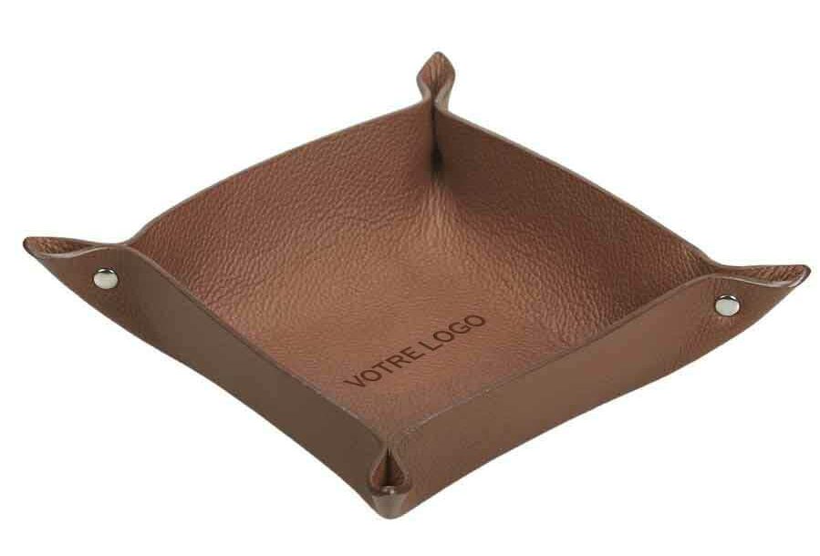 Vide Poche en cuir Personnalisable - couleur au choix