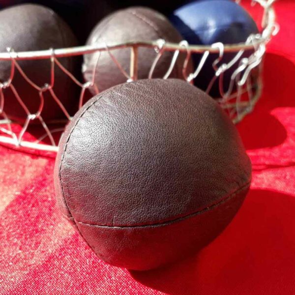 Balles de jonglage en cuir Haute Maroquinerie