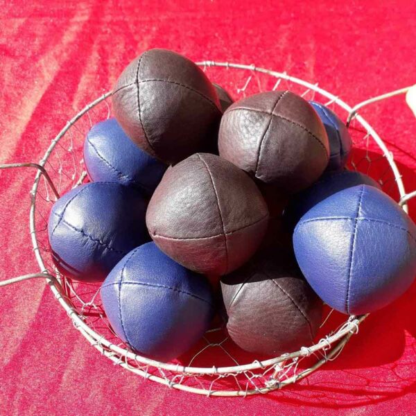 Balles de jonglage en cuir Haute Maroquinerie