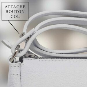 Personnalisez votre sac avec une bandoulière longue en cuir 115 cm. Confort, élégance et couleurs au choix pour transformer votre sac en un accessoire unique.