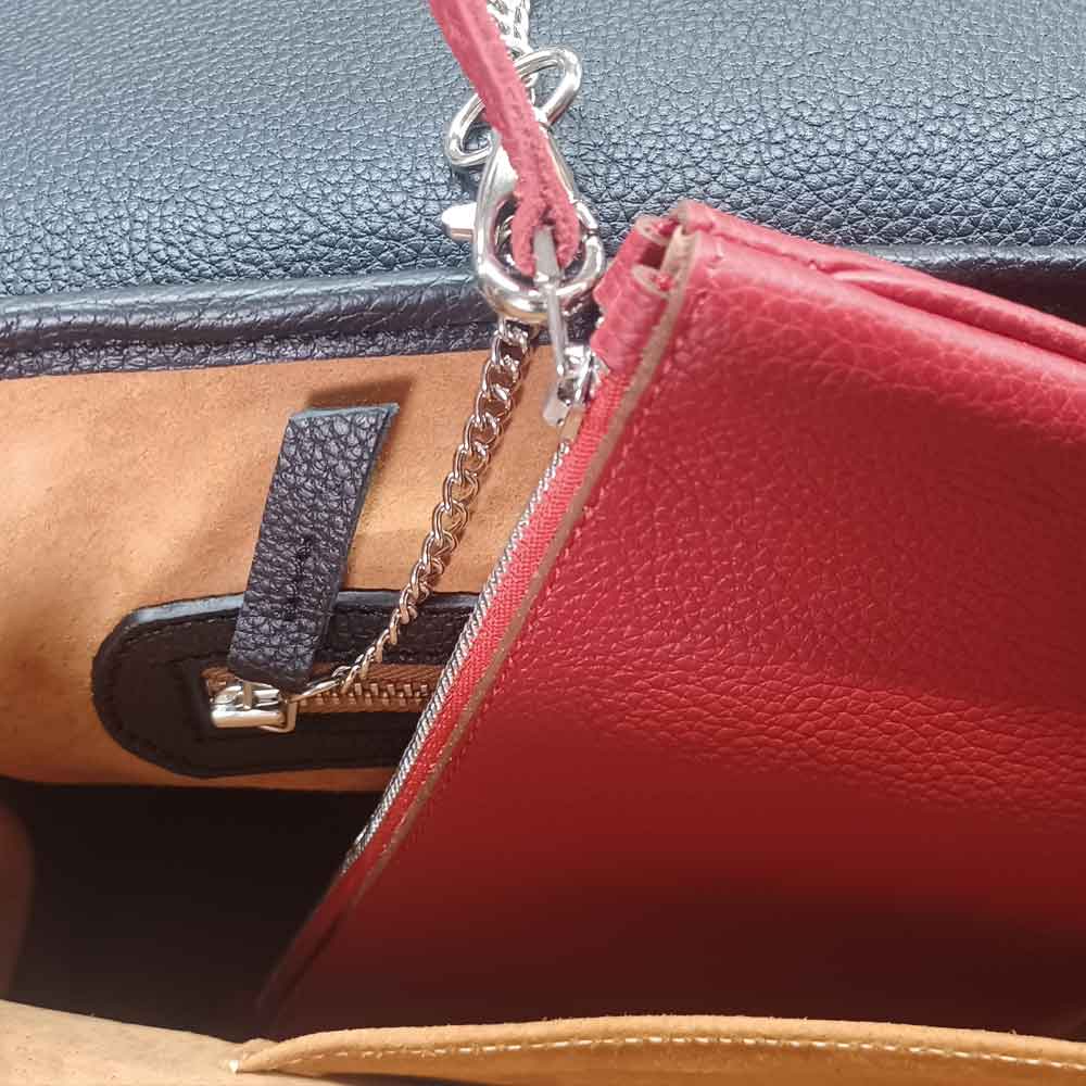 Chainette Mousqueton métal 25 cm